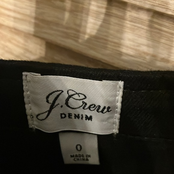 NWOT J. Crew Women's Washed black denim coverall overall  Sz 0 - Picture 5 of 7